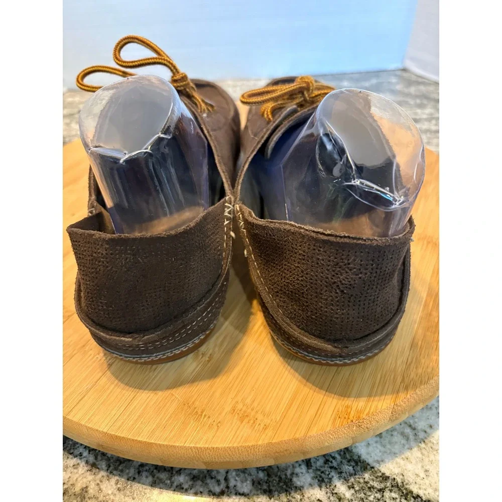 OluKai Kauwela Lace Mens 10 Brown Synthetic Perforated Sneakers 10366-6333